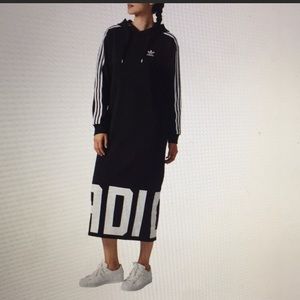 adidas dress with hood